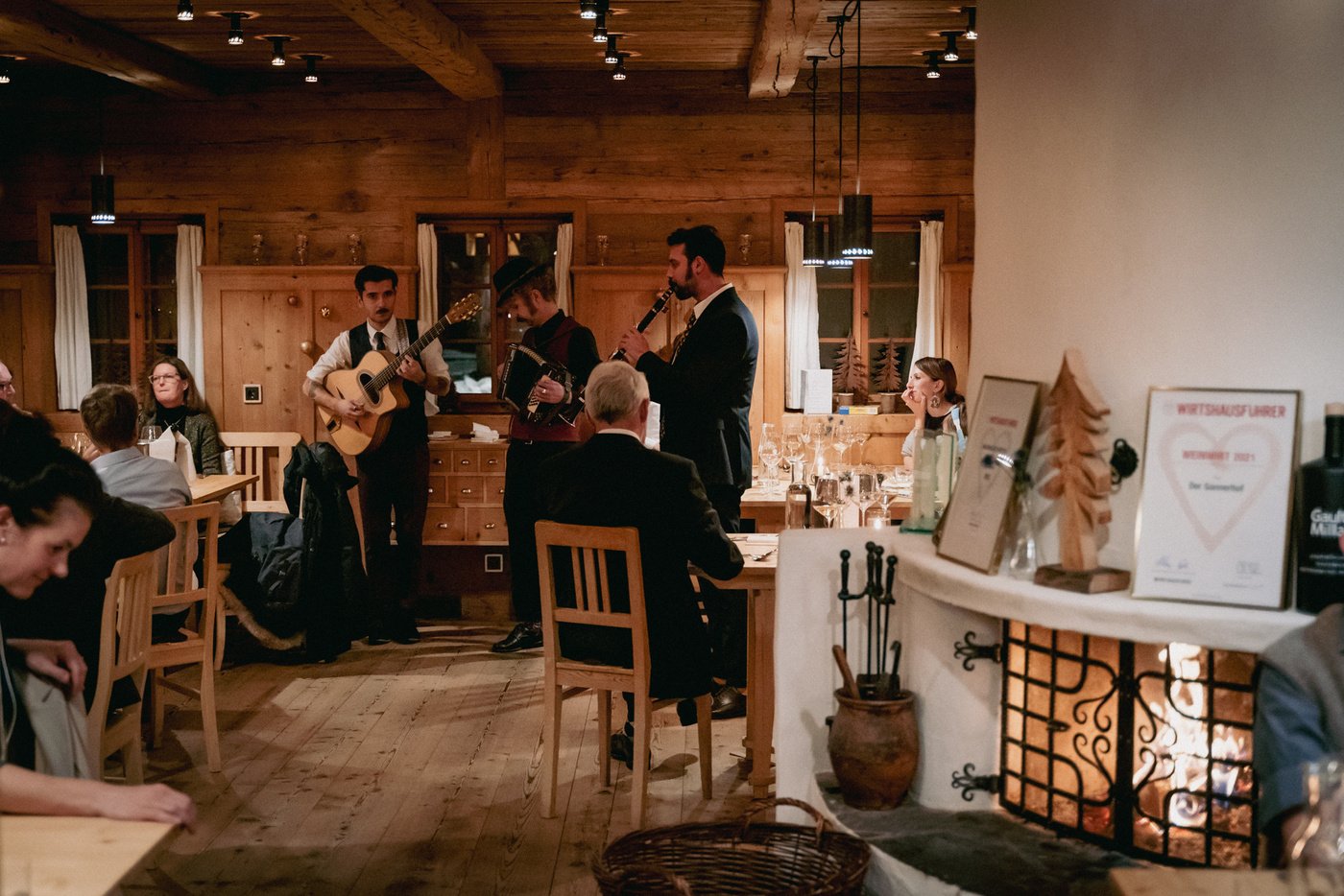 Saios Trio Live im Gannerhof Hauptstüberl.